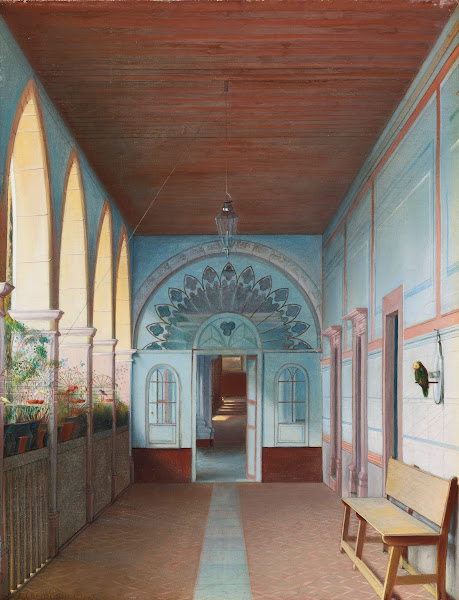 Corredor De La Casa De La Mina De Mellado EnGuanajuato 1863