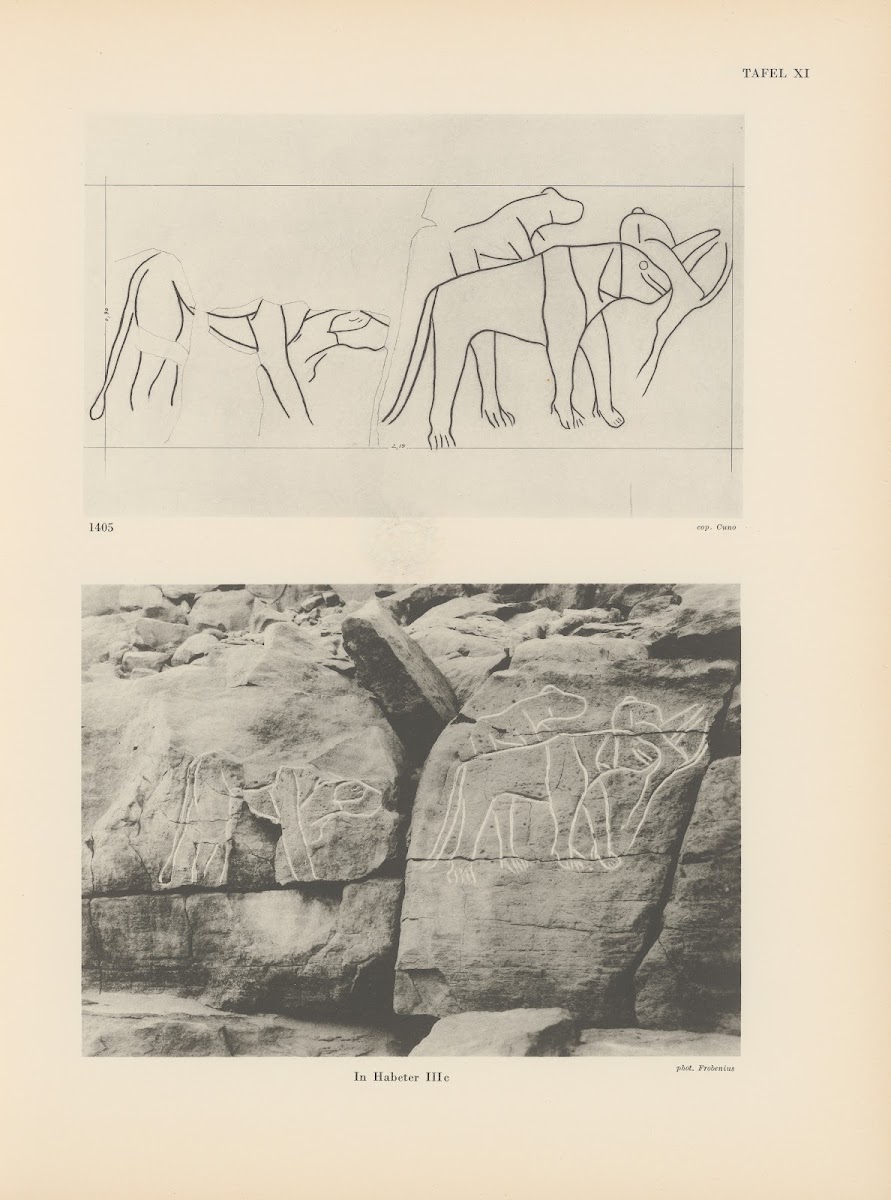 Ekade Ektab die Felsbilder Fezzans Pl16 1937