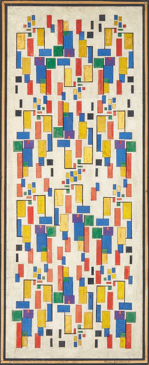 Kleurontwerp voor schoorsteenstuk 1917
