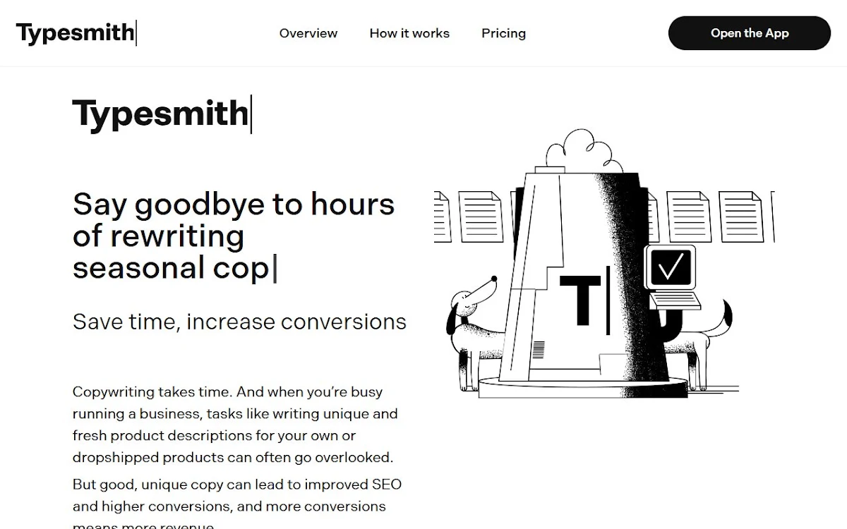 Captura de TypeSmith