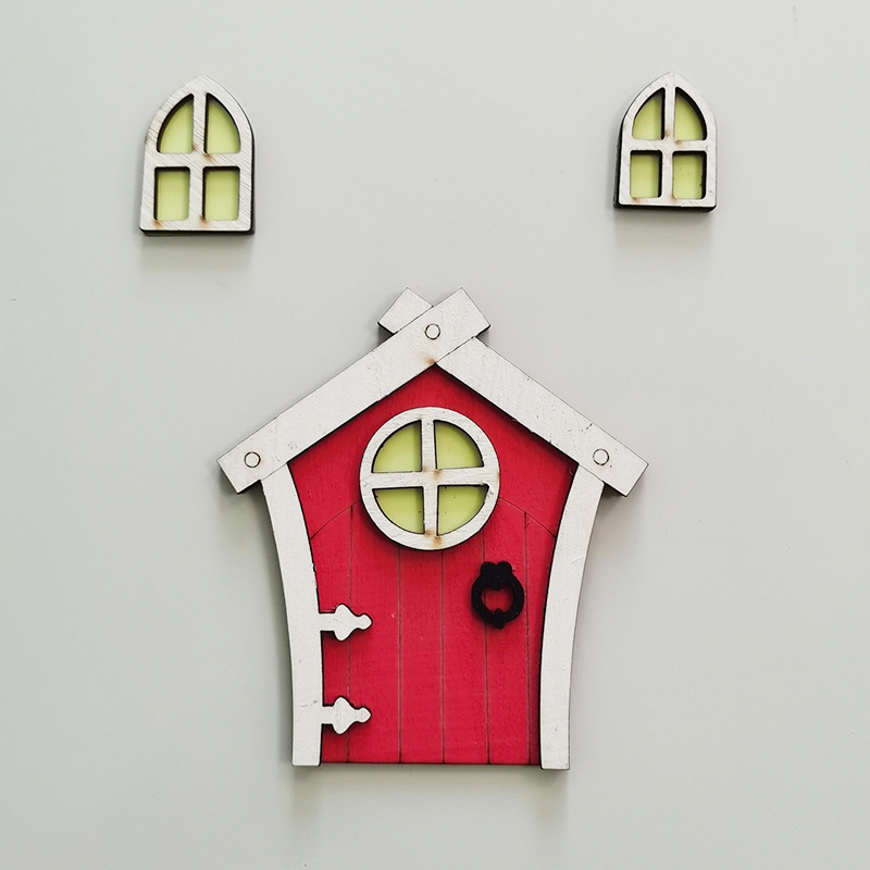 Miniature Fairy Door for Dollhouses, 10 cm