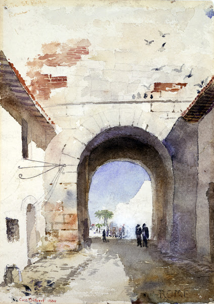 Porta San Paulo Rome 1880