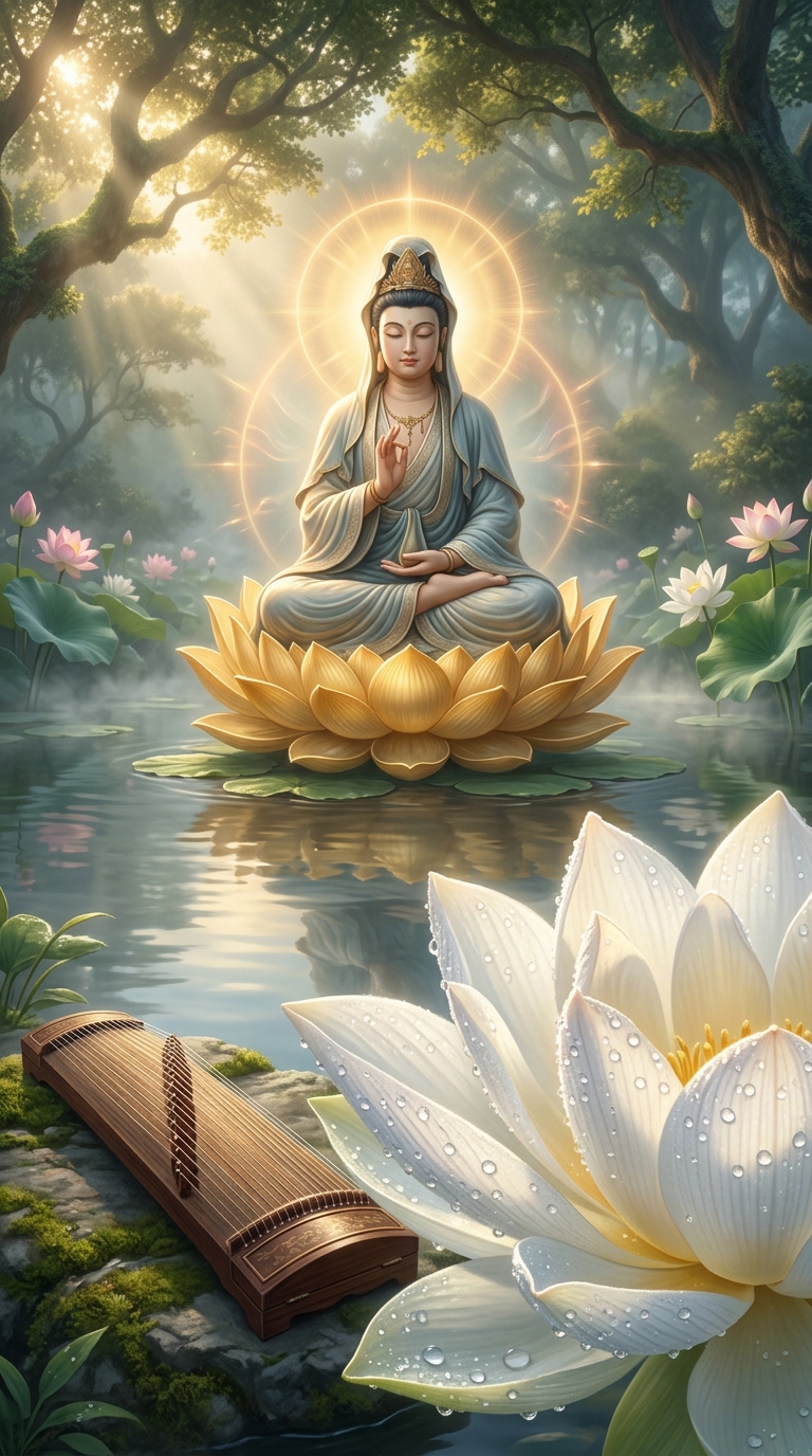 Peaceful Zen Morning - with Divine Lotus Energy | Celestial Healing Music