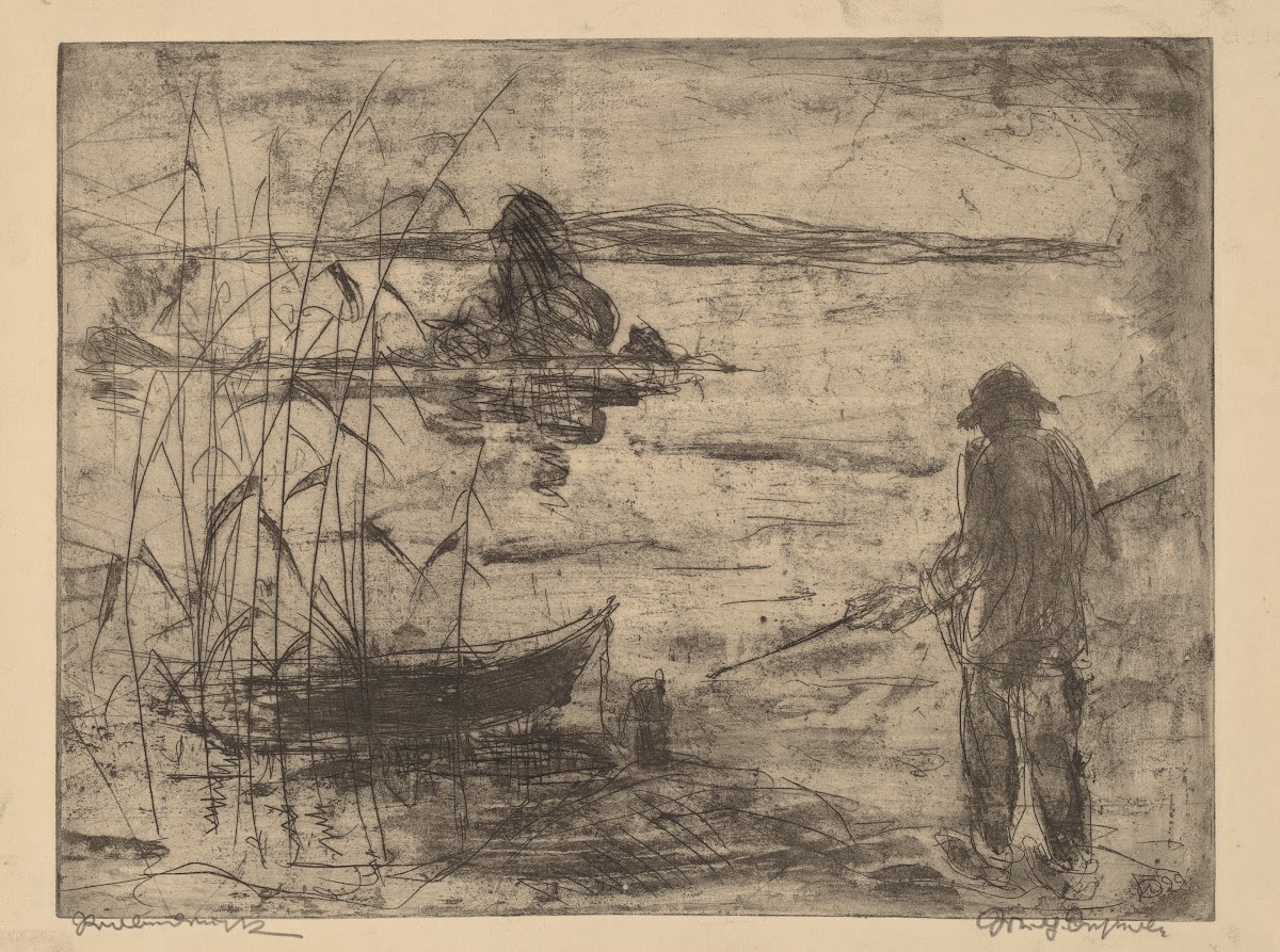 Fishing on the Havel River 1922