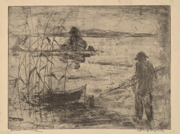 Fishing on the Havel River 1922