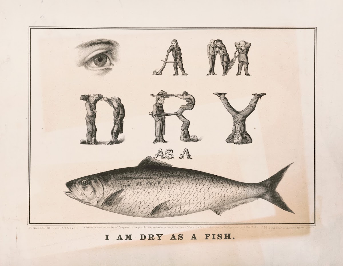 I am dry as a fish 1868