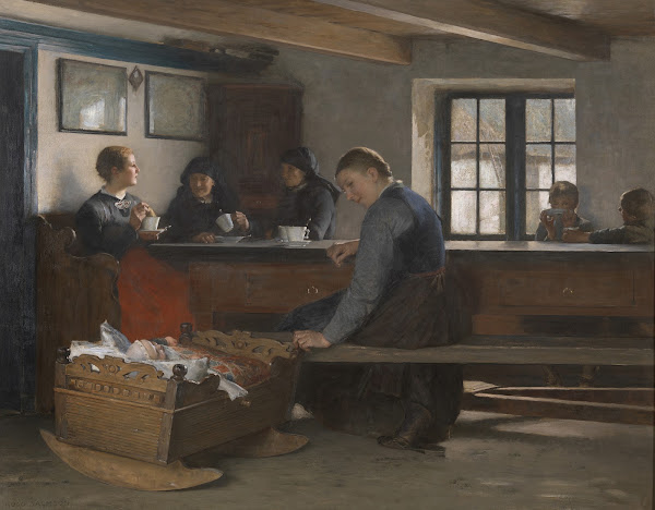 Visiting the Tenant ca 1886