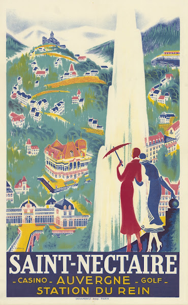 Saint Nectaire casino  Auvergne  golf Station du rein 1931