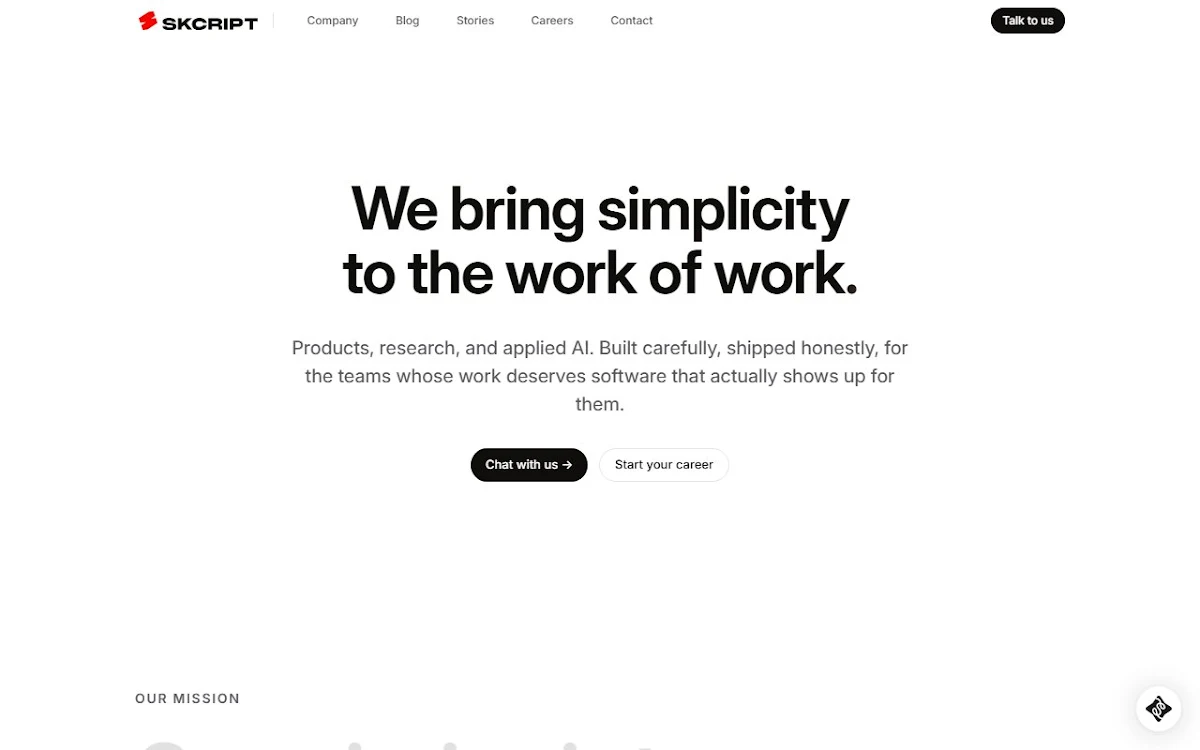 Captura de skcript.com