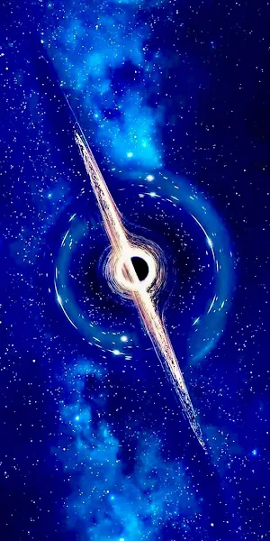 Black Hole, Space Art, Galaxy, Cosmic iPhone Wallpaper Background