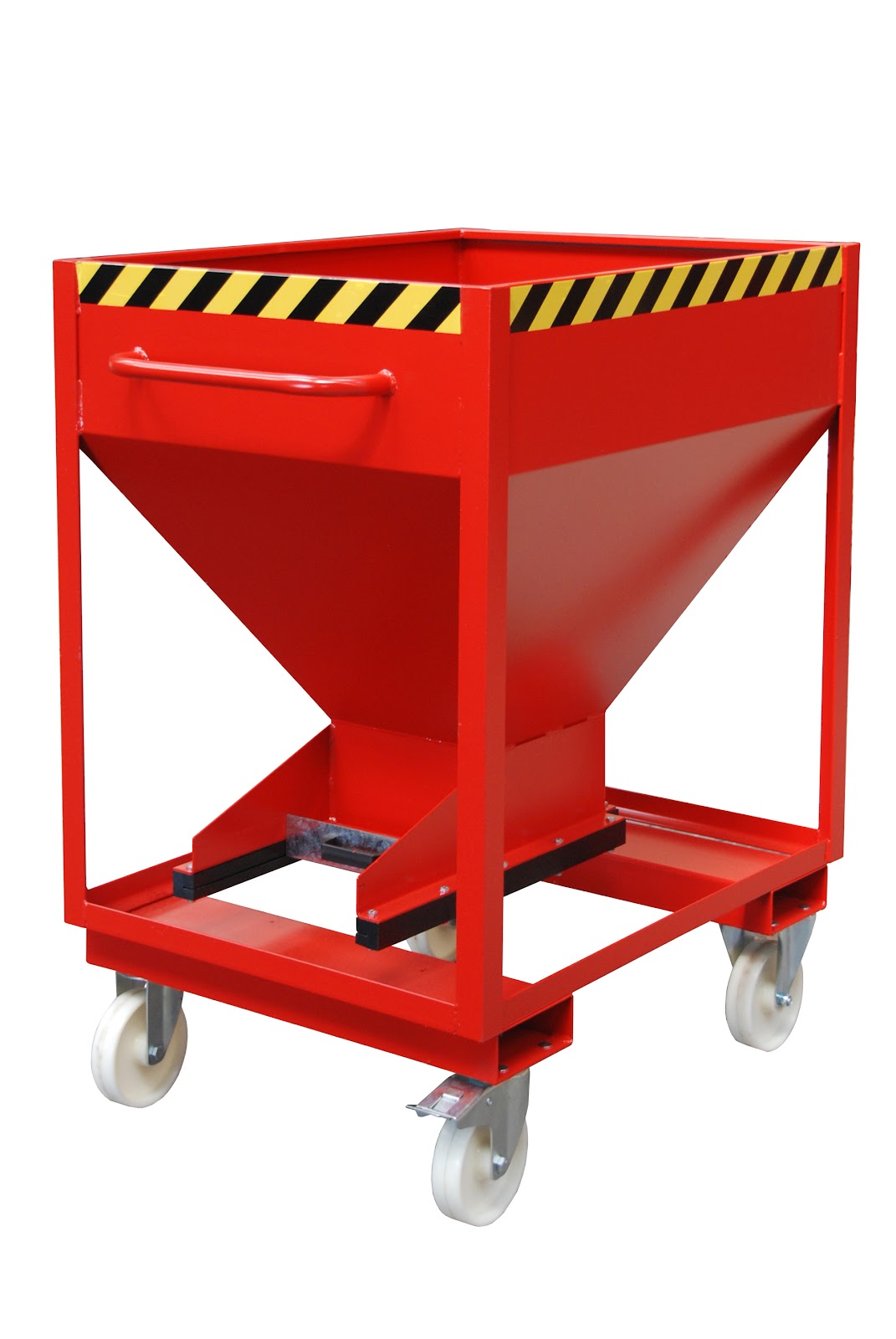 Silocontainer SRE-D 375, gelakt, Vuurrood