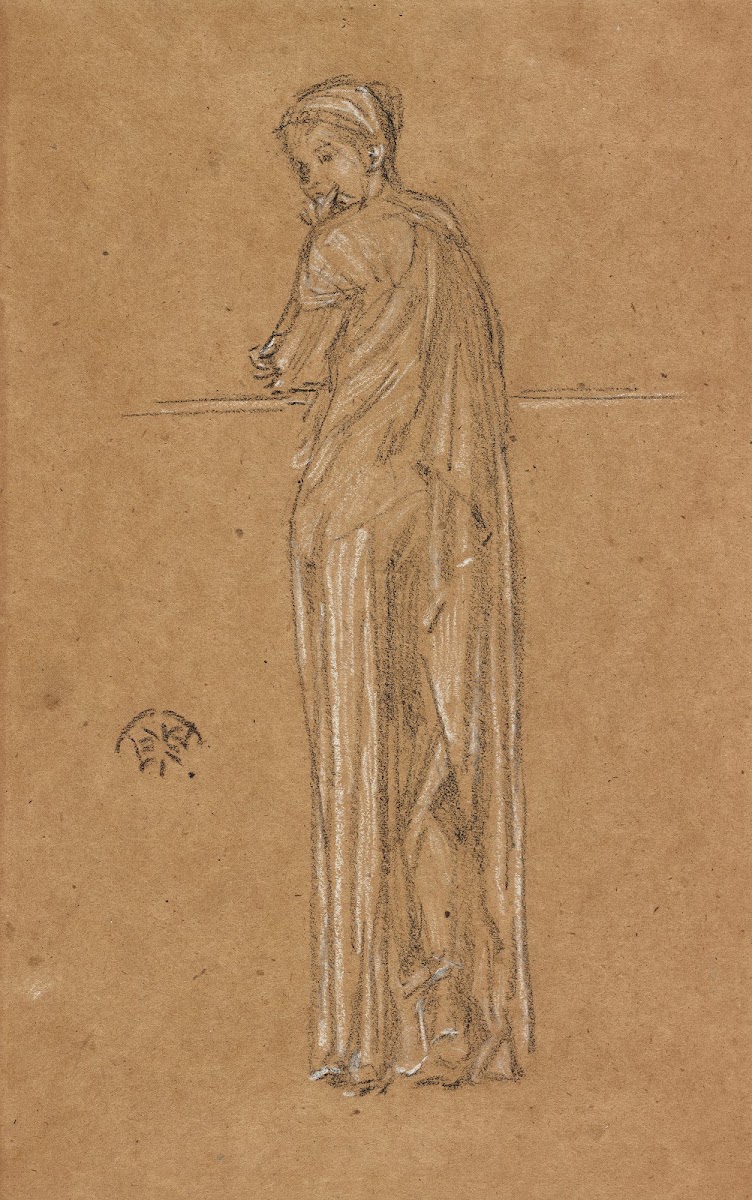 Draped Figure Standing 1870 1873
