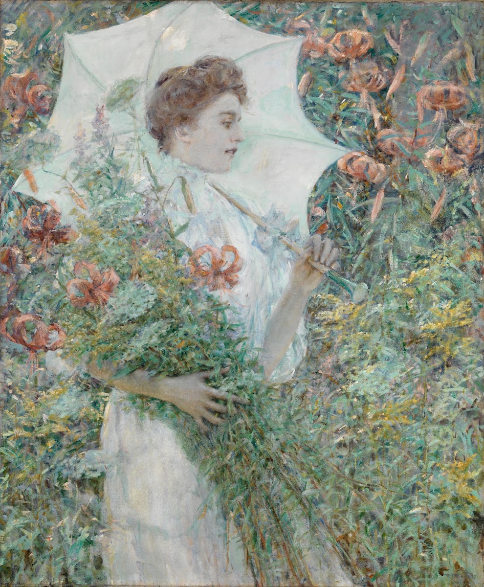 The White Parasol ca 1907 4822x5847 (1)