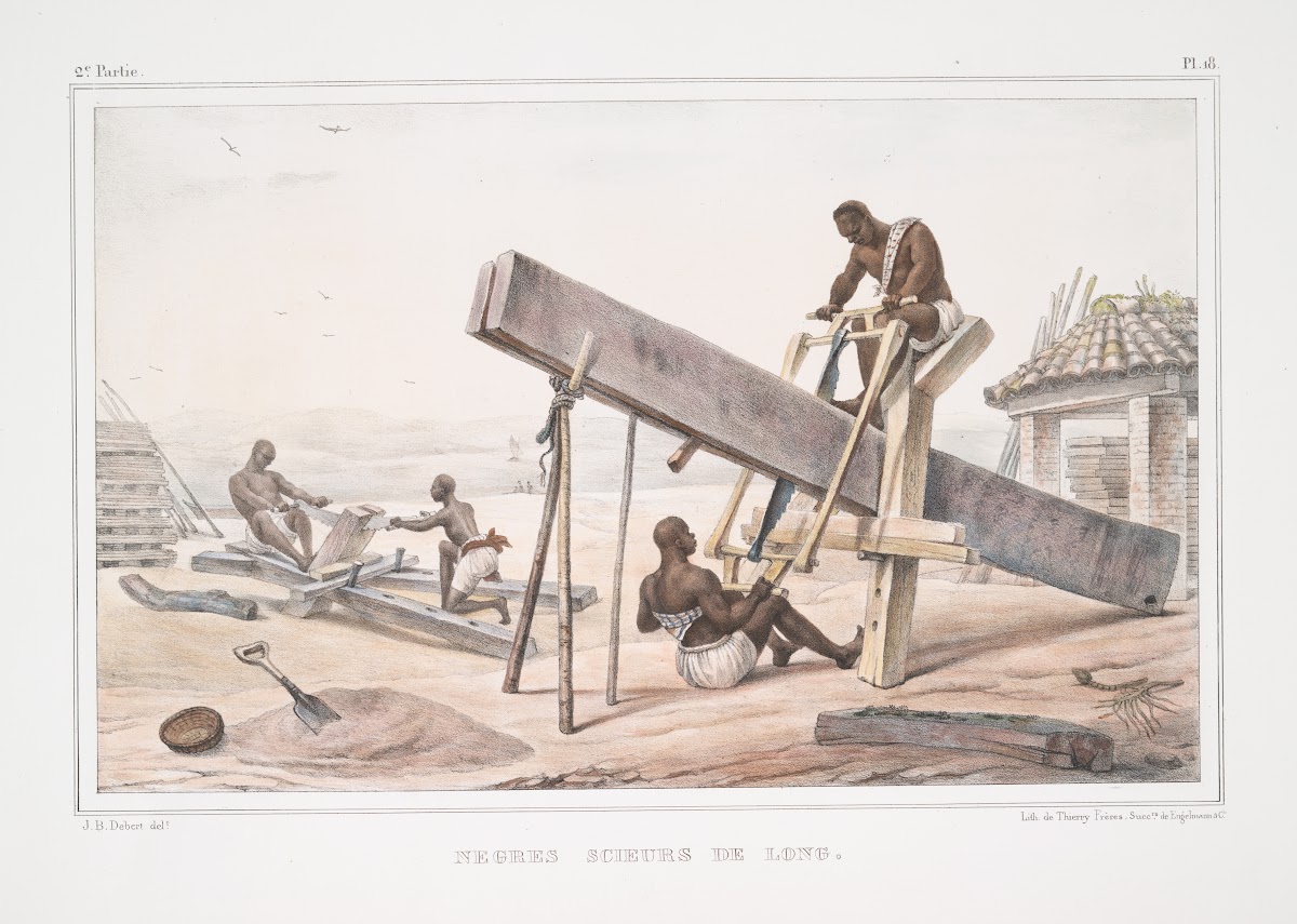 Nègres scieurs de long 1834   1839