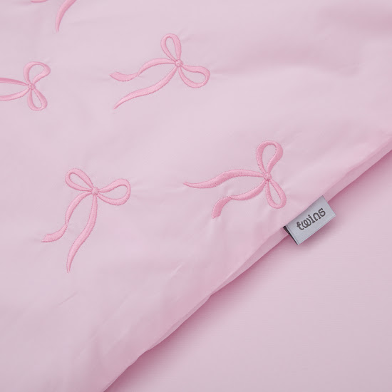 Bedding set for a baby crib 6 el Twins Belle pink