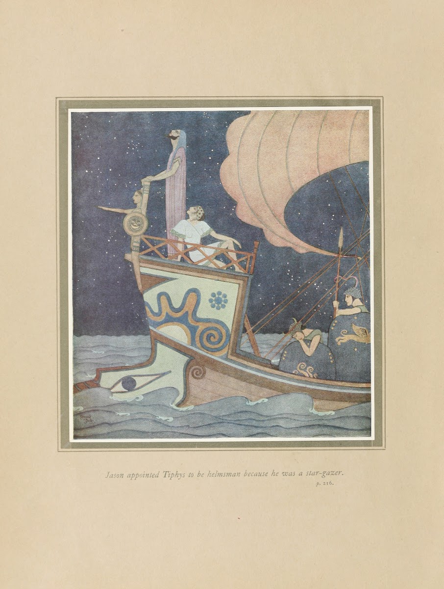 Jason appointed Tiphys to be helmsman because he was a star gazer 1919