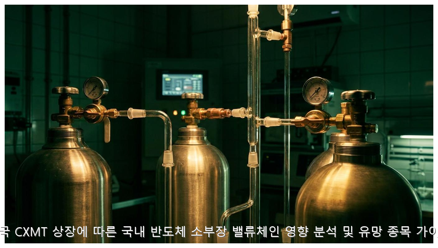 중국 CXMT 상장에 따른 국내 반도체 소부장 밸류체인 영향 분석 및 유망 종목 가이드 핵심 안내 및 분석 인포그래픽 (6)