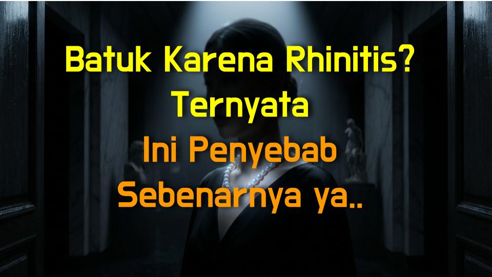 Batuk Karena Rhinitis? Ternyata Ini Penyebab Sebenarnya yang Bikin Hidung dan Batukmu Nggak Nyambung!
