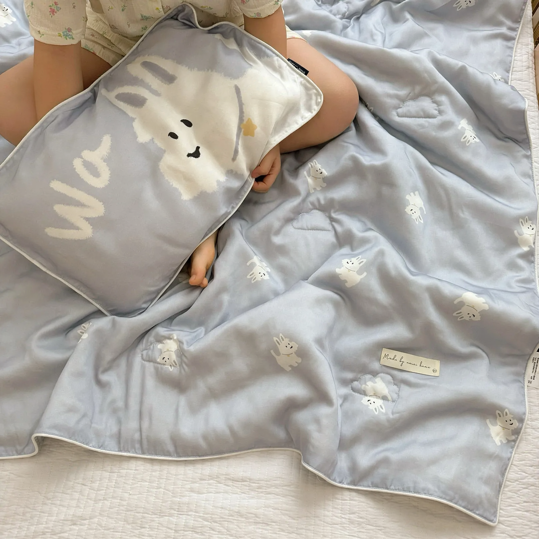 Summer blanket for children made from Lyocell fiber