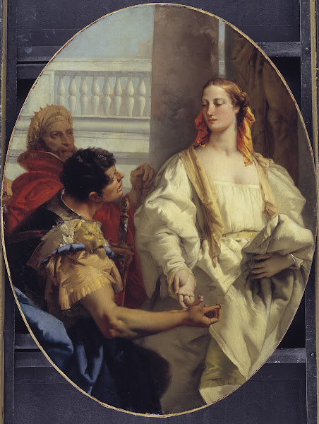 Latinus Offering his Daughter Lavinia to Aeneas in Matrimony 1752   1754