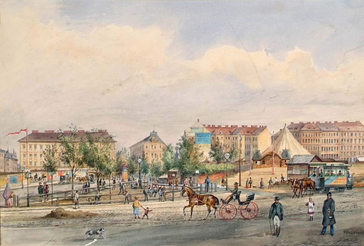 Die Währinger Linie in Wien 1895