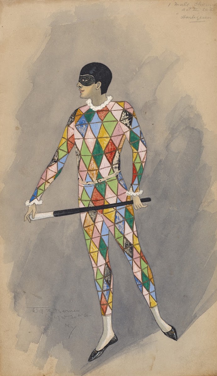 1 Male Chorus Act II Sc I Harlequin 1910