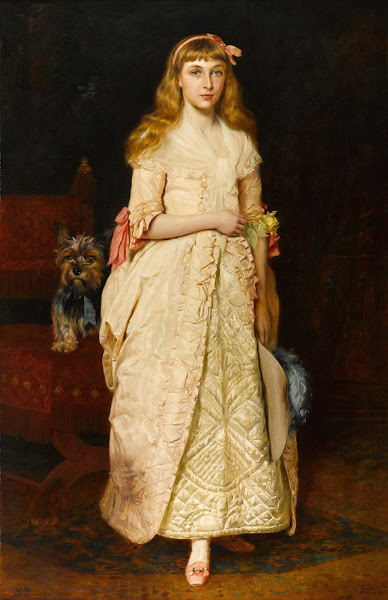 A portrait of Miss Rose Fenwick as a child