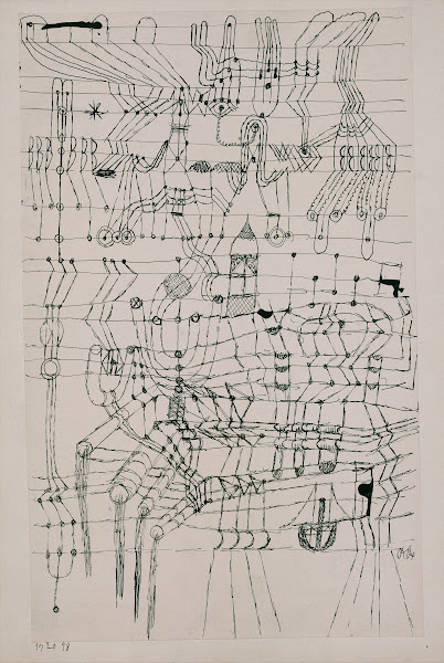 Drawing Knotted in the Manner of a Net 1920