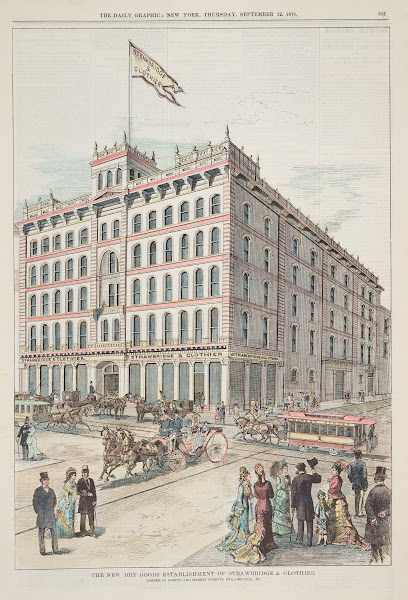 The New Dry Goods Establishment Of Strawbridge  Clothier Corner Of Eighth And Ma