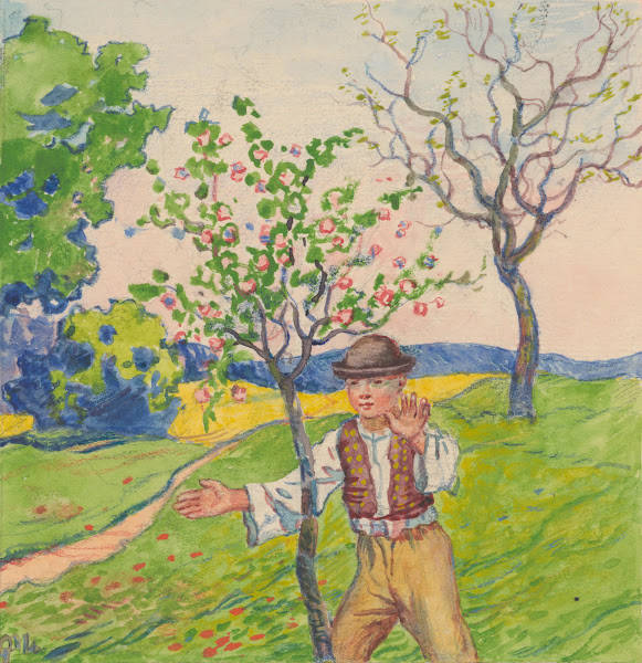 3  A Boy in a Spring Orchard 1932