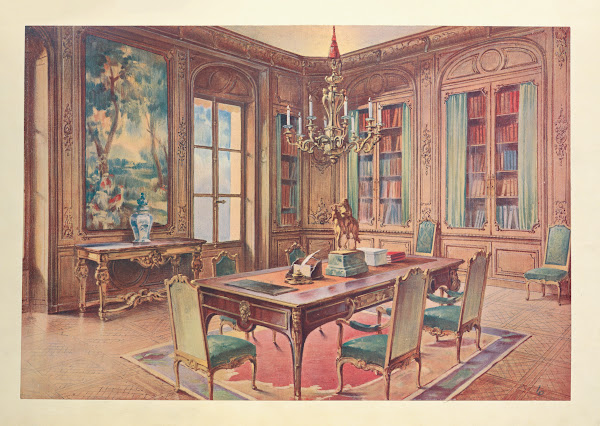 Bibliothéque Louis XIV composée daprés lHôtel des Invalides 1907