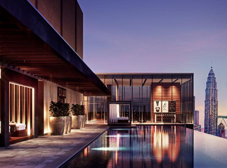 Core Residence @ TRX — rooftop swimming pool