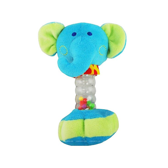 Plush musical pendant Baby Mix Elephant blue