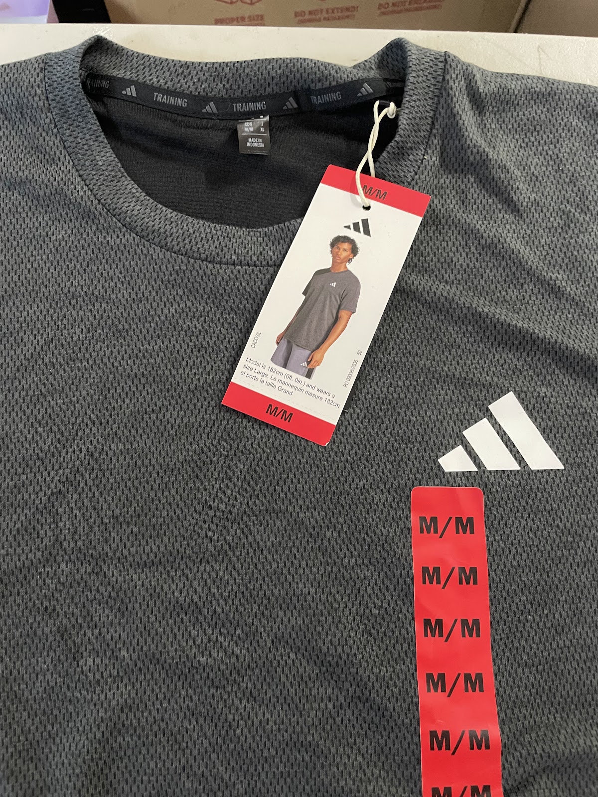 Adidas Mens Shirt ClimaCool Grey M #1413