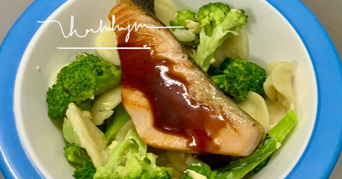 Cá Hồi Sốt Teriyaki