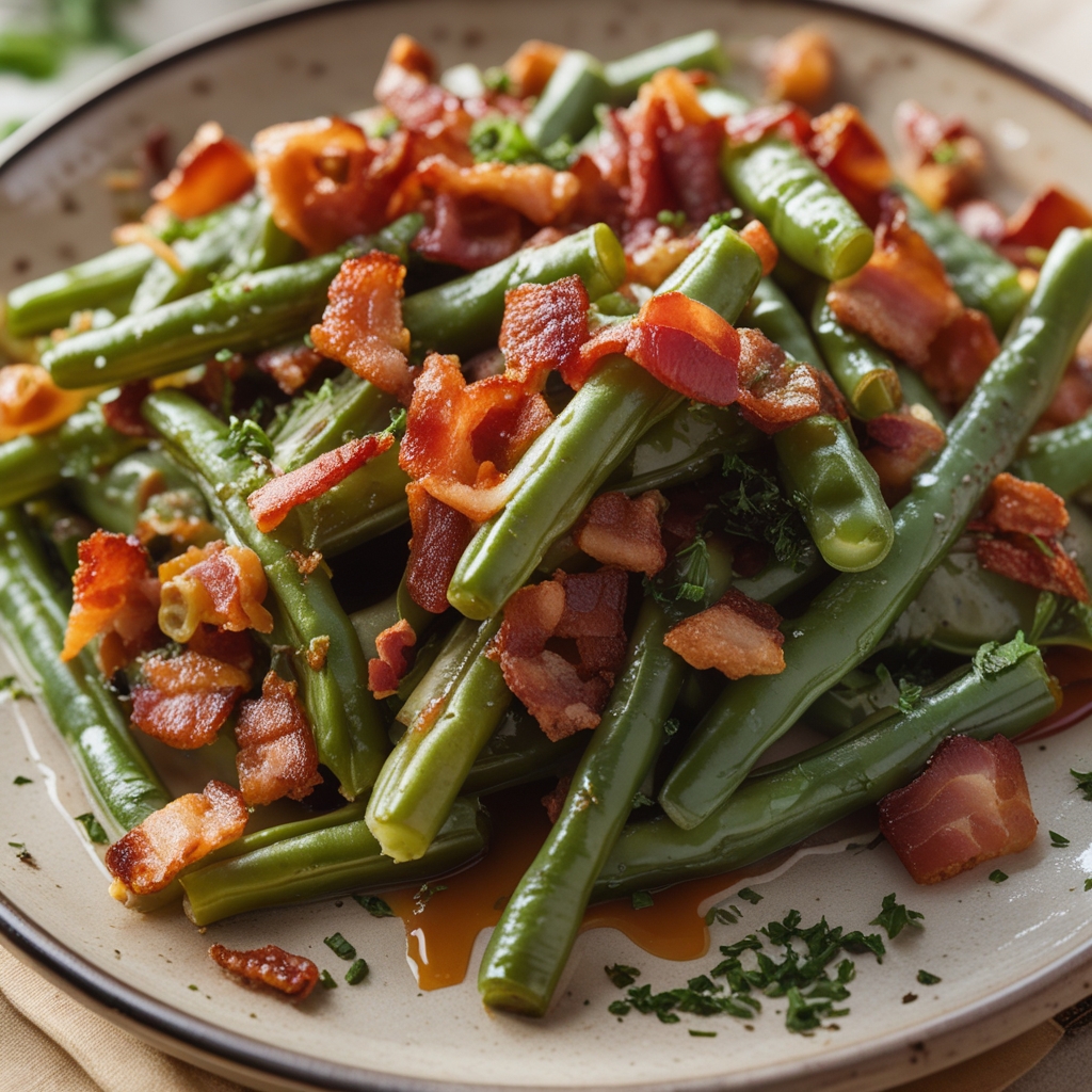 Bacon Loaded Green Bean Casserole - Easy Homemade Comfort Side Dish finished