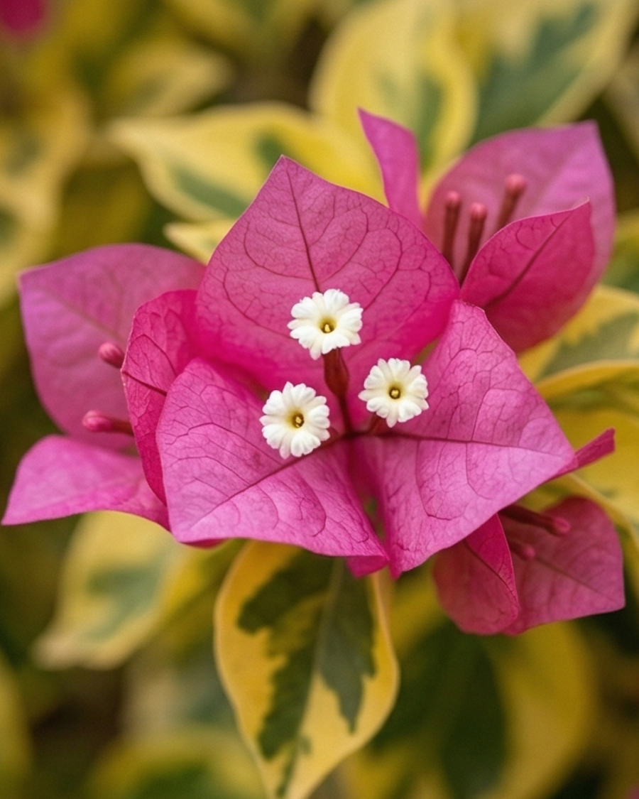 Imported Watermelon Variegated Bougainvillea Plant — view 3