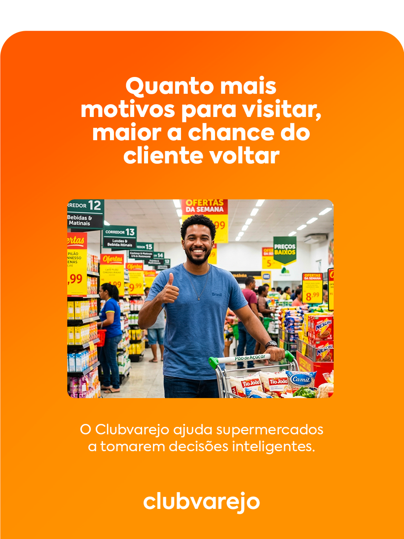 Supermercados completos com ClubVarejo