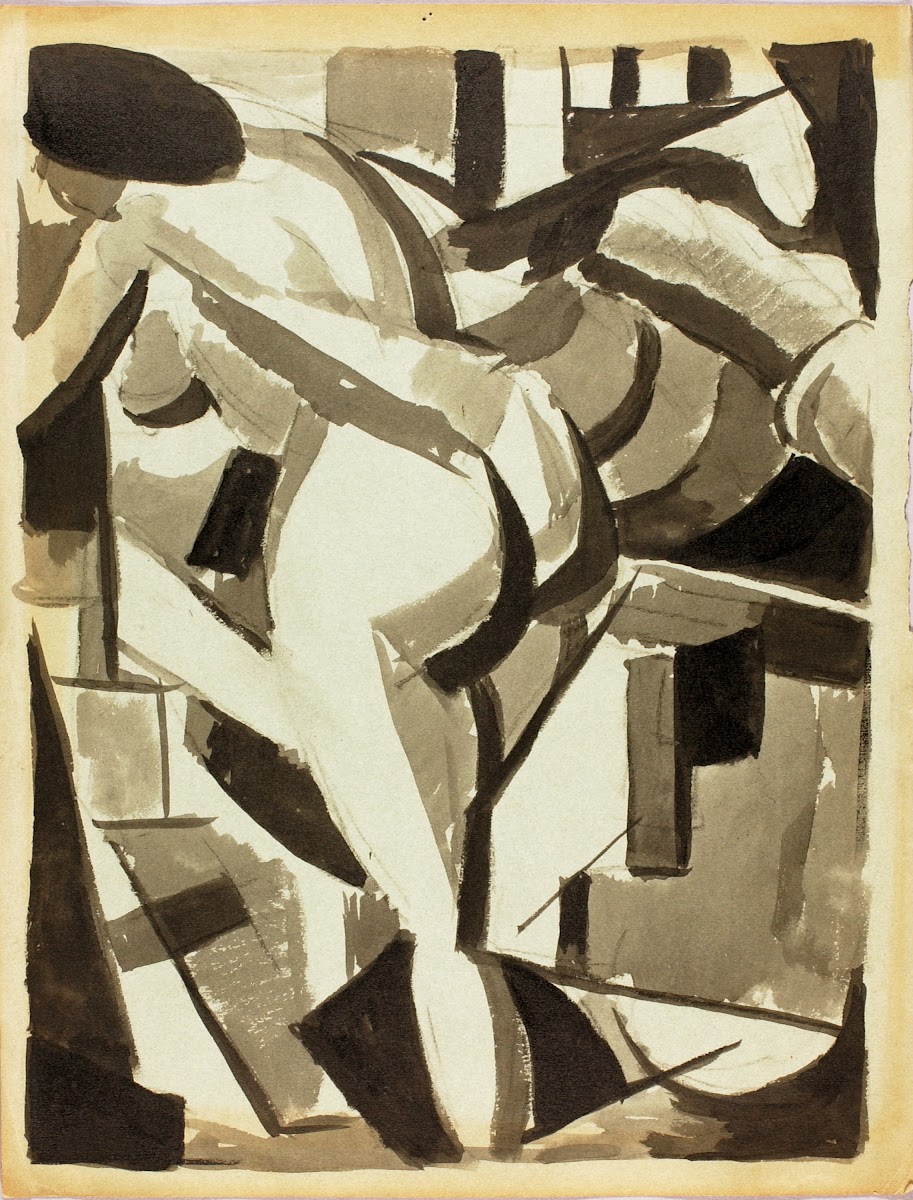 Female Nude Bending Over