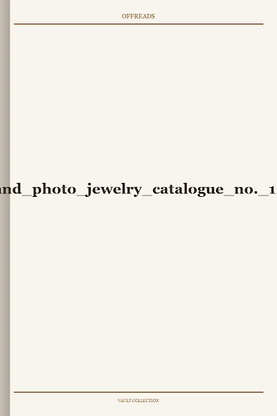 Everything in jewelry and photo jewelry catalogue no. 12 Internet Archive