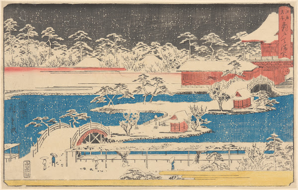 Kameido Temmaugu in Snow 19th century