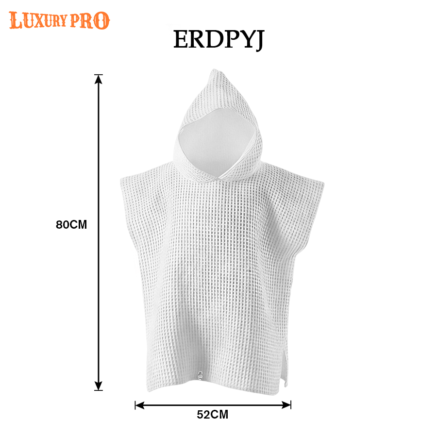 Kids Hooded Bath Towel Cape