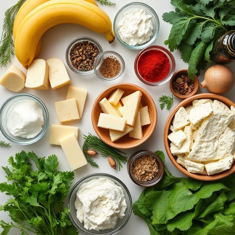 Ingredients for Banana Cottage Cheese Pancakes – Easy High‑Protein Breakfast