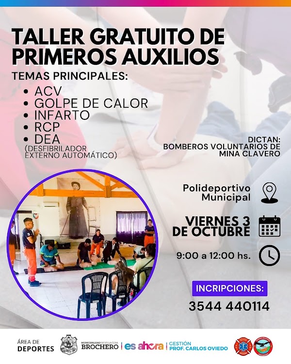 Taller de primeros auxilios ⛑️👨🏻‍🚒