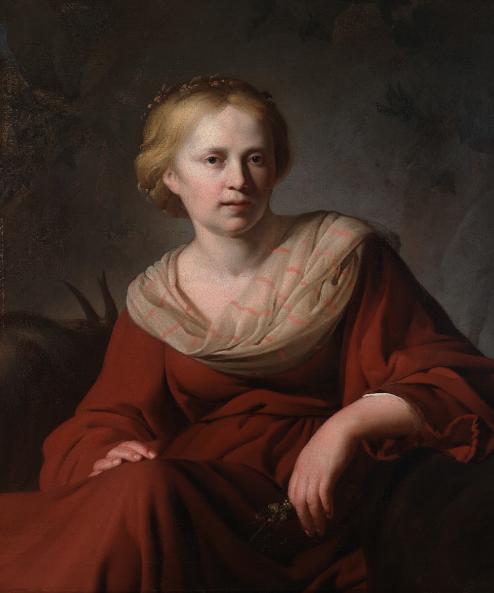 A Young Woman in ArcadianCostume ca1650