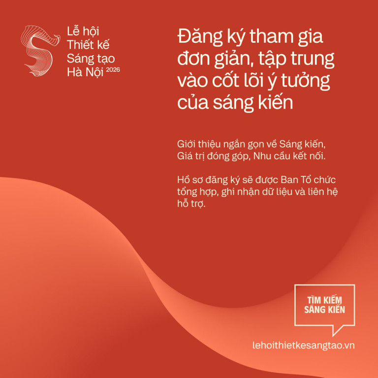 Lễ hội Thiết kế Sáng tạo Hà Nội 2026 chính thức mở đăng ký dự án và ý tưởng