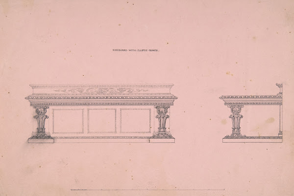 Designs for Sideboard with Elliptic Plinth 18351900