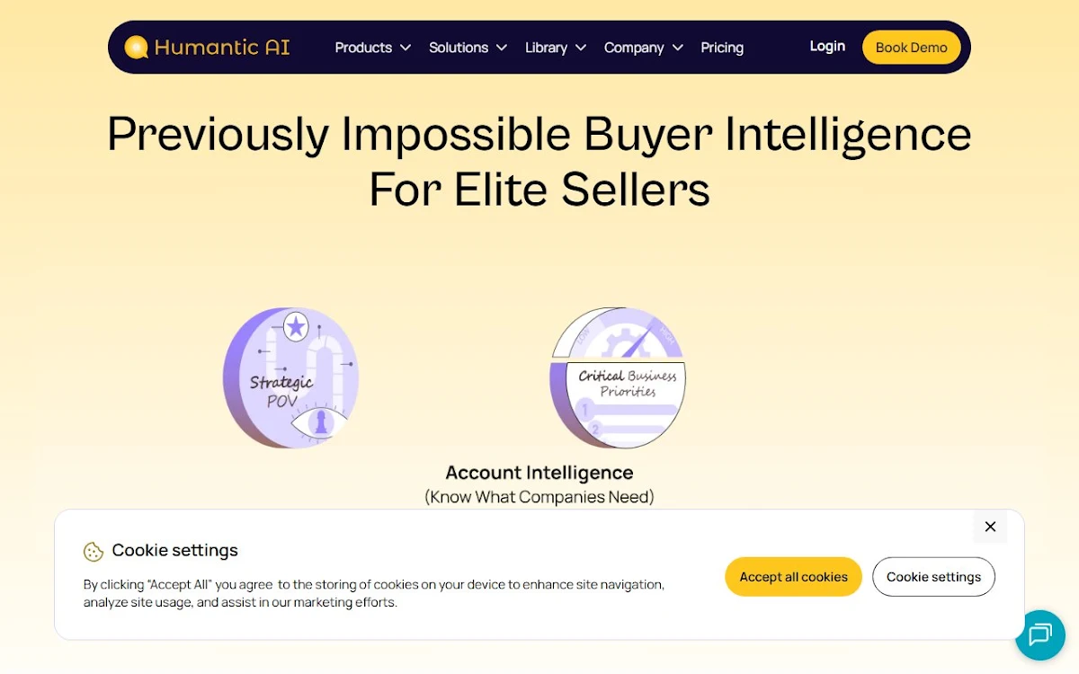Captura de Humantic AI Sales Assistant