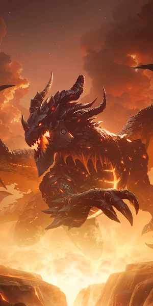 Dragon, Fire, Fantasy, World Of Warcraft 4K Wallpaper Background