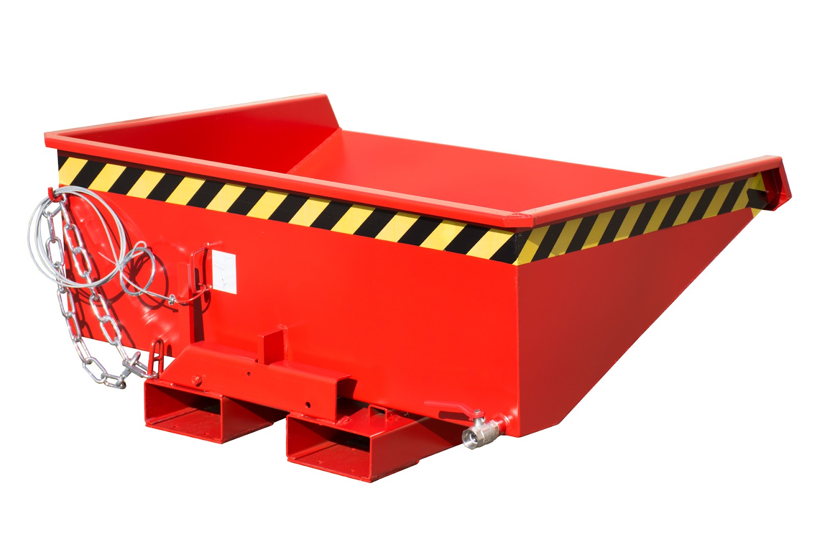 Spaander-kiepcontainer EXPO-E 275, gelakt, Vuurrood